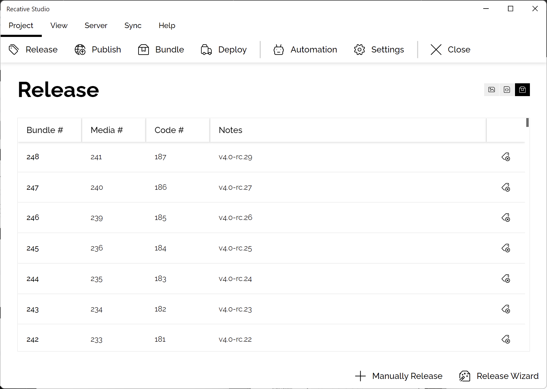 Recative Studio interface, screen 3 of 7